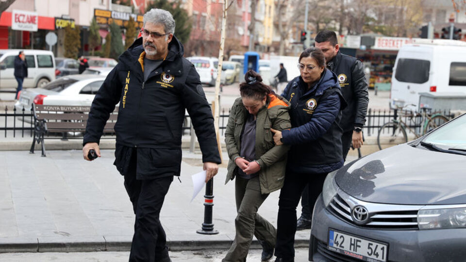 Konya'daki cinayete tutuklama