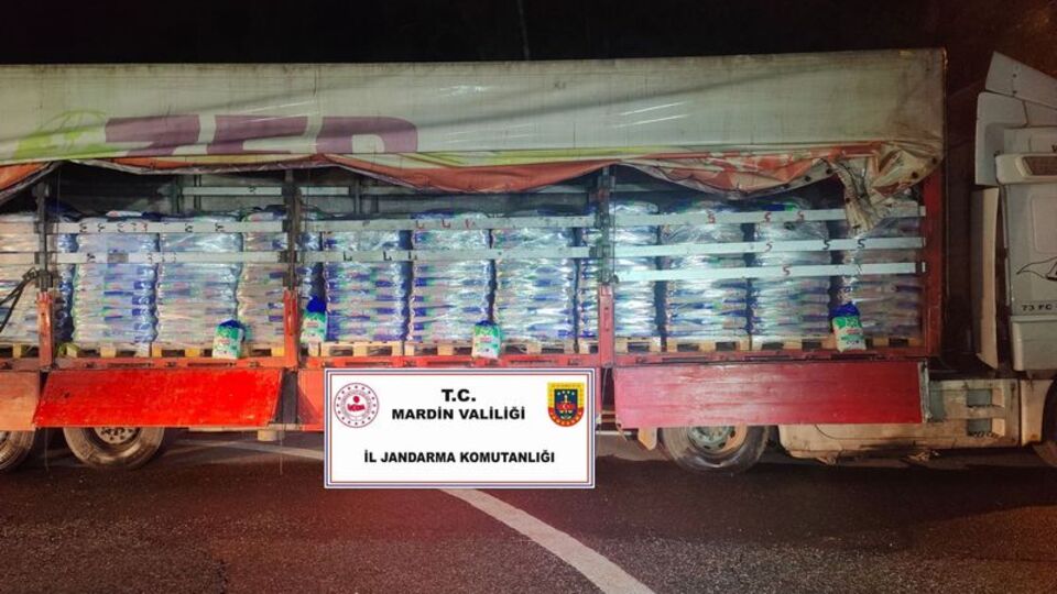 25,5 ton sahte toz deterjan ele geçirildi