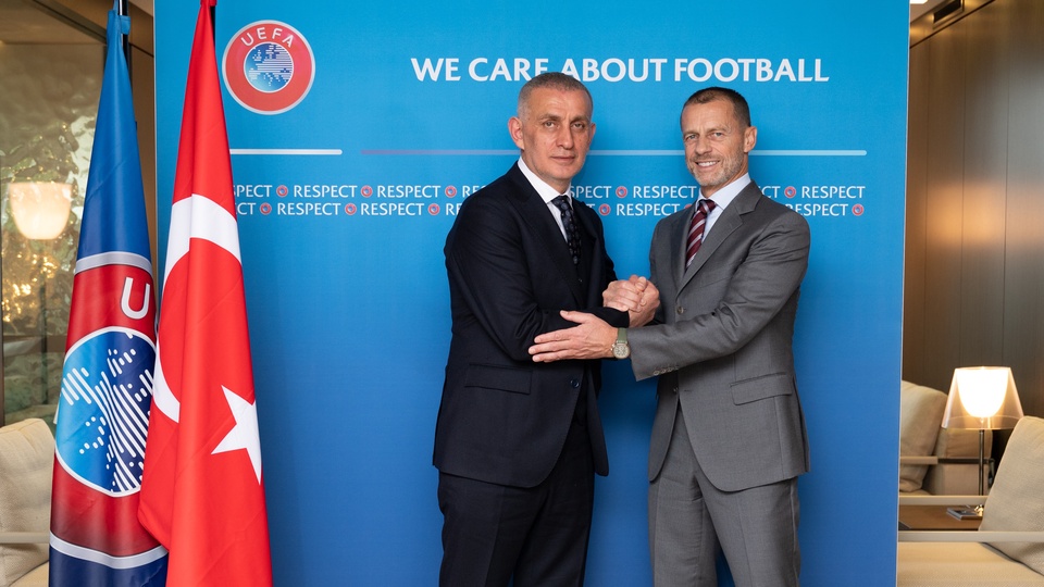 İbrahim Hacıosmanoğlu, Ceferin ile buluştu!