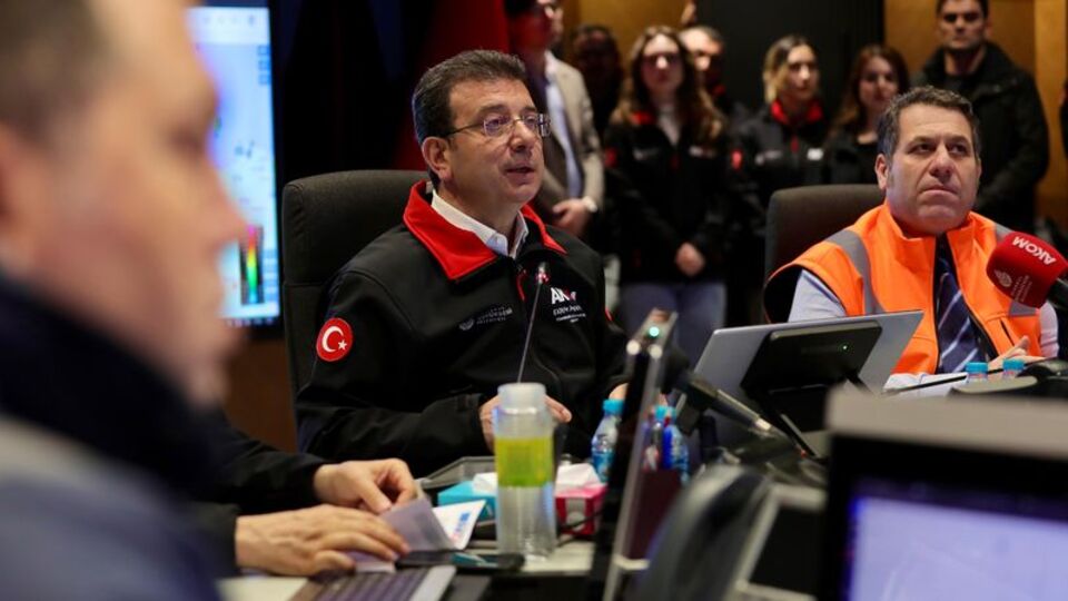 İmamoğlu, AKOM'da bilgi aldı