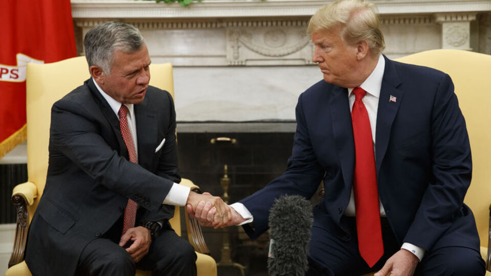 Ürdün Kralı Trump ile görüştü
