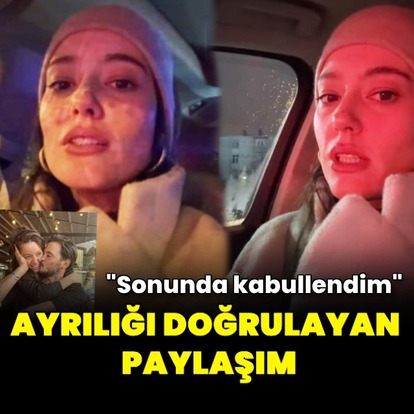 Ayrılığı doğrulayan şarkılı paylaşım