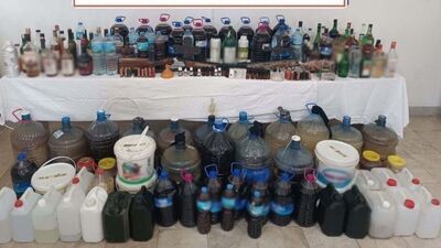 555 litre 'sahte içki' ele geçirildi