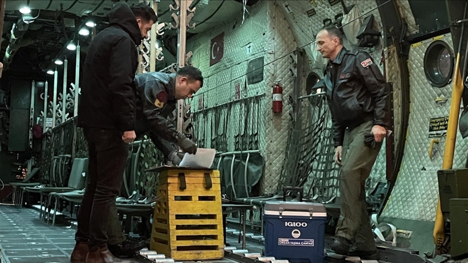 Askeri kargo uçağıyla gelen karaciğer Antalya'daki hastaya nakledildi