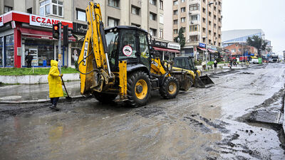 Ataşehir'de esnafın "asfalt" tepkisi