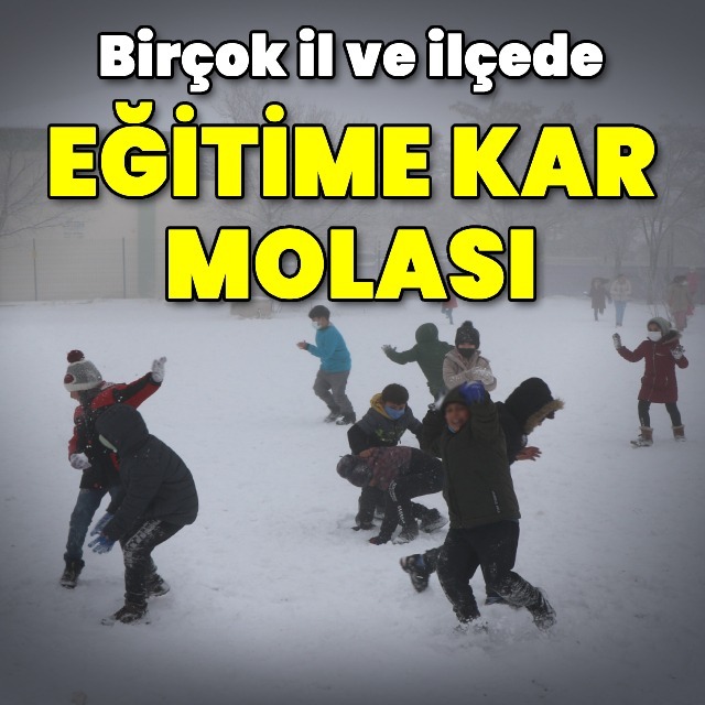 Eğitime kar engeli!