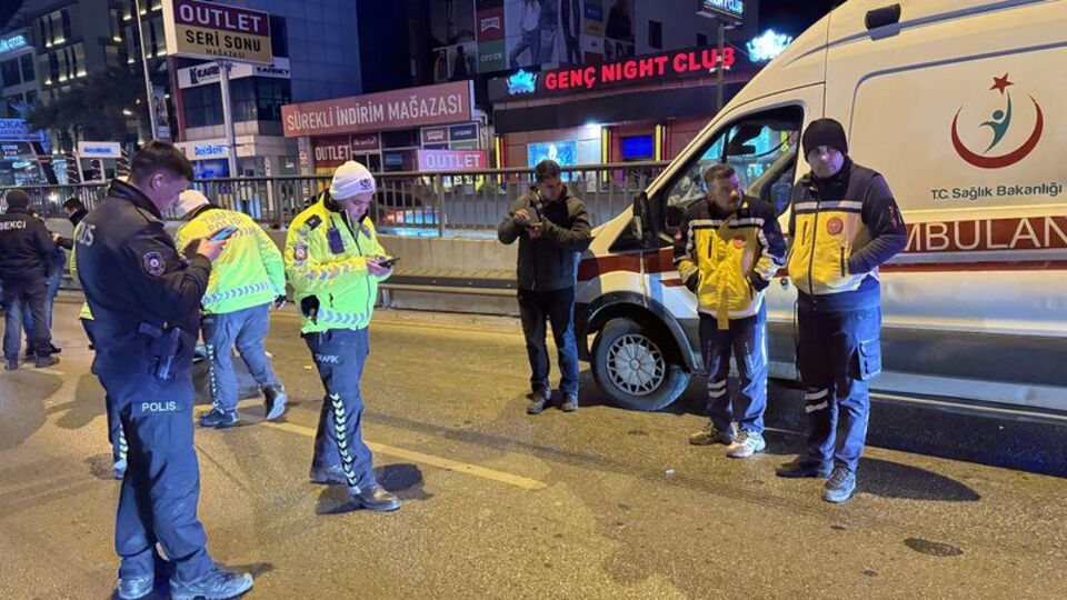 Otomobilin çarptığı yaya öldü