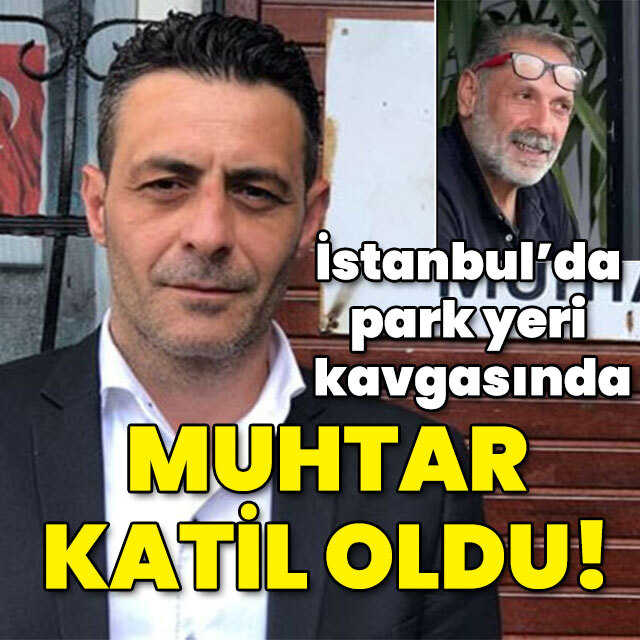 Park yeri kavgasında muhtar katil oldu!