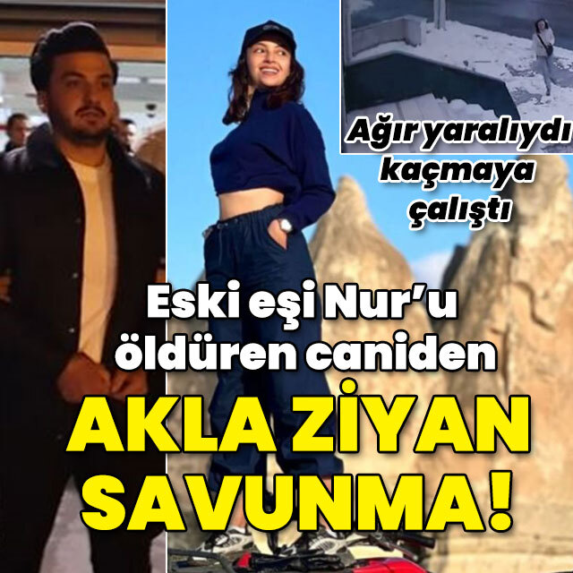 Eski eşi Nur'u öldüren caniden akla ziyan savunma!