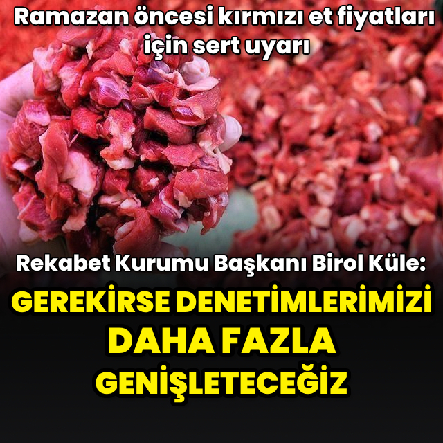 "Gerekirse denetimlerimizi daha fazla genişleteceğiz"