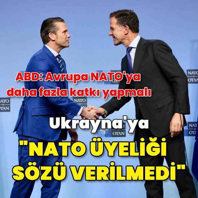 NATO: Ukrayna'ya NATO üyeliği sözü verilmedi