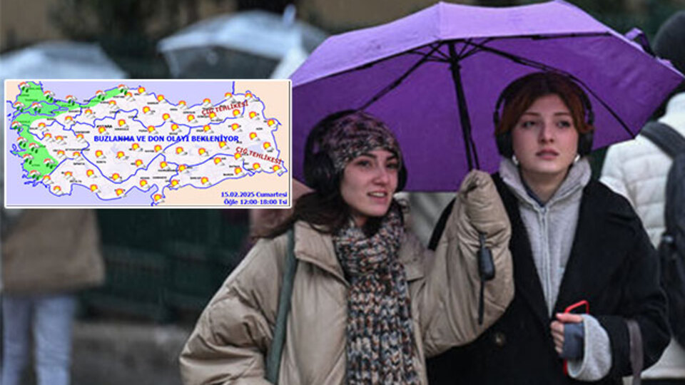 Meteoroloji'den saatli kritik uyarı! 3 bölgede sağanak!