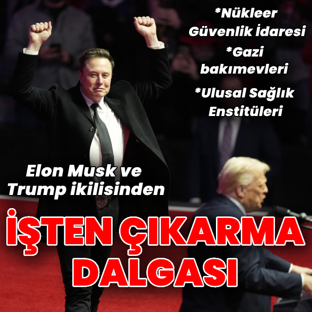 Trump ve Musk, 9 bin 500'den fazla çalışanı kovdu