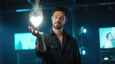 Yapay zekâ ile klip çekti