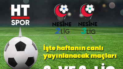 2. ve 3. Lig'de günün CANLI maçları