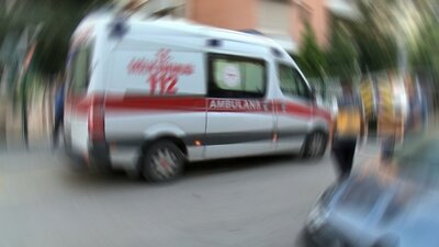 Balonlar alev aldı! Müşteri yaralandı