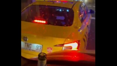 Hasta taşıyan ambulansa yol vermedi