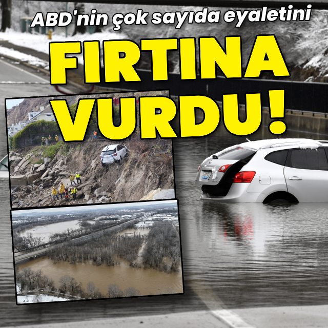 ABD'yi fırtına vurdu!