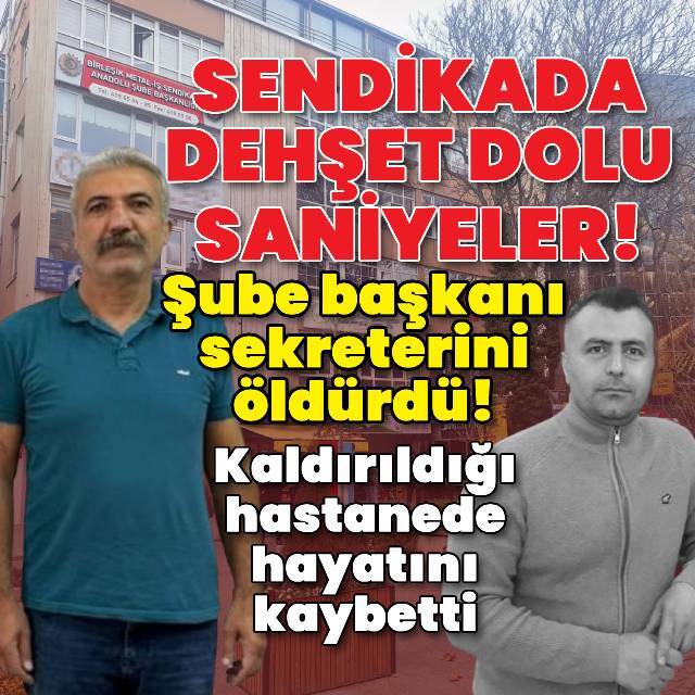 Sendikada silahlı saldırı!