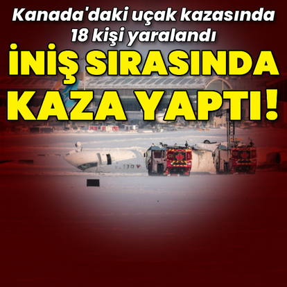  Kanada'da yolcu uçağı iniş sırasında kaza yaptı