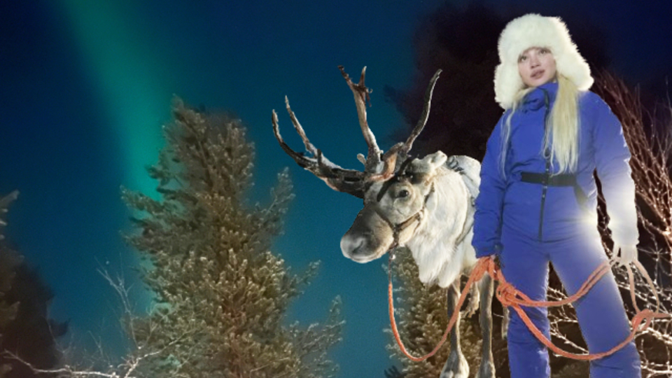 Kuzey ışıklarını seyretti