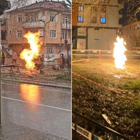 AFAD başında bekliyor! Metro inşaatında çıktı! Yanmaya devam ediyor!