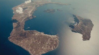 Santorini'de tehlikenin kanıtları: Volkan bombaları!