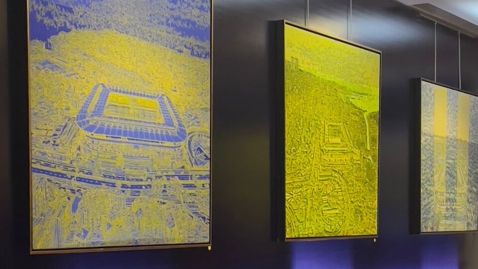 Sanatın renkleri sporla buluştu