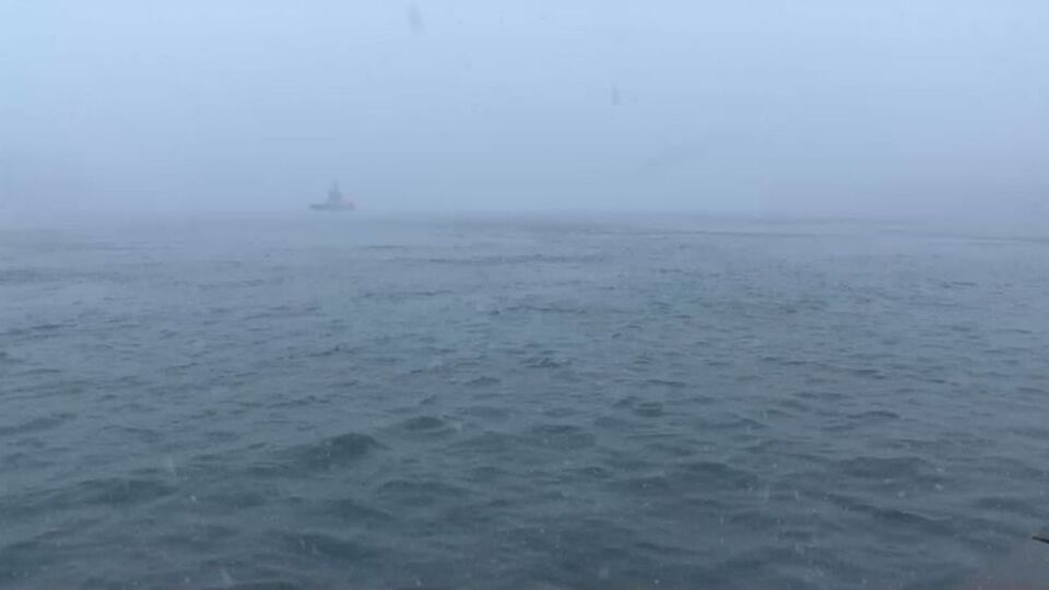 Boğazda gemi trafiği askıya alındı