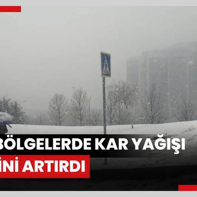 Bazı bölgelerde kar yağışı etkisini artırdı - Ümraniye - Beykoz - Sultangazi