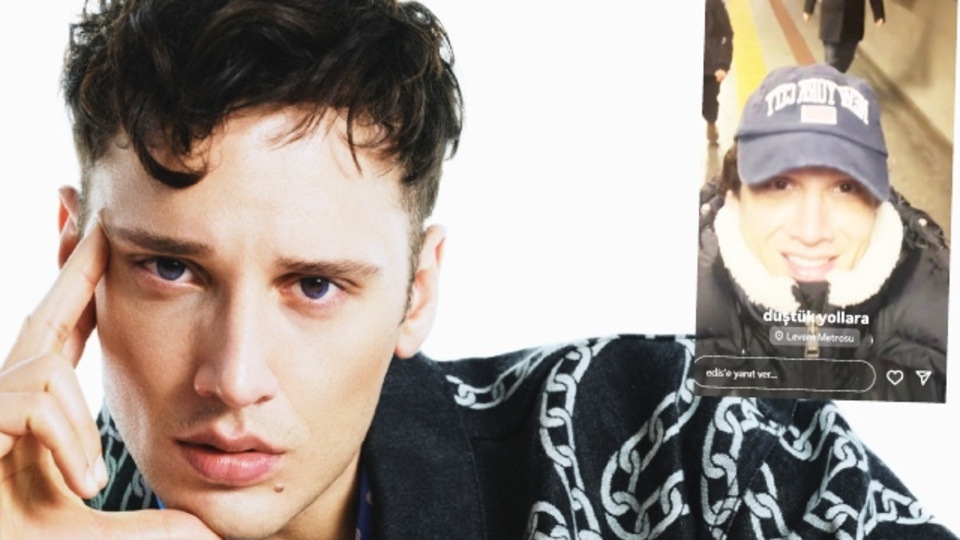 Kar nedeniyle metroya bindi