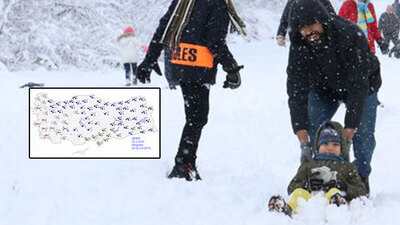 Meteoroloji'den İstanbul'a saatli kar uyarısı!