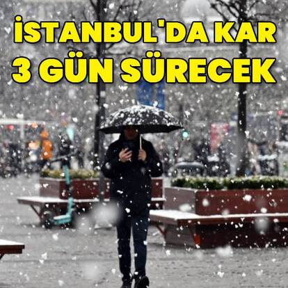 Meteoroloji'den İstanbul'a saatli kar uyarısı!