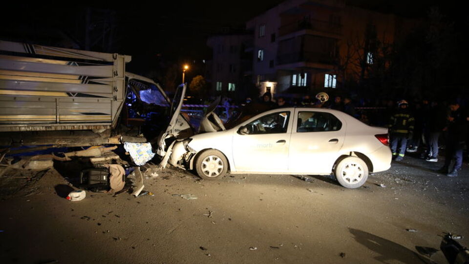 Denizli'de kaza: 1 ölü, 4 yaralı