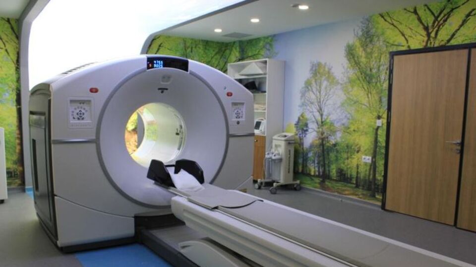 MR çekiminde kamerayla görüntü alınmış!