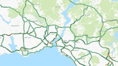 Trafik yoğunluğu yüzde 20!