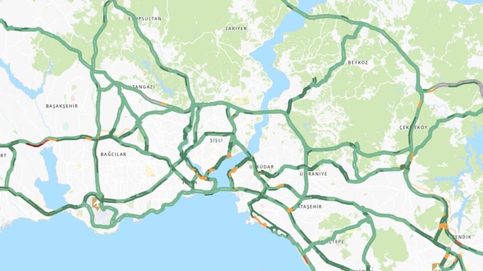 Trafik yoğunluğu yüzde 20!