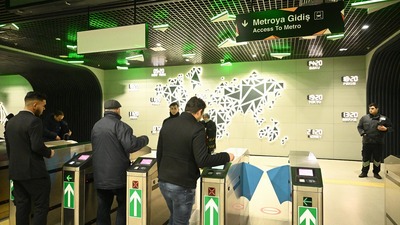 Havalimanı metrosunda rekor