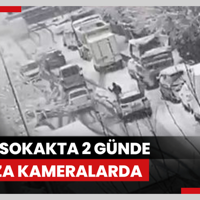 Sultangazi’de aynı sokakta 2 günde 6 kaza kameralarda
