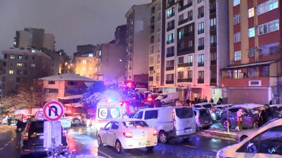 Kağıthane'de yangın