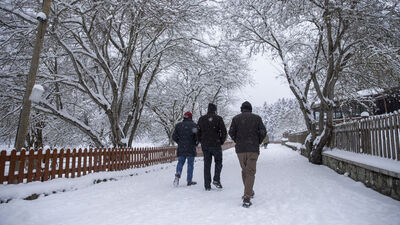 İki ilde hafta sonu tüm kurslara kar molası