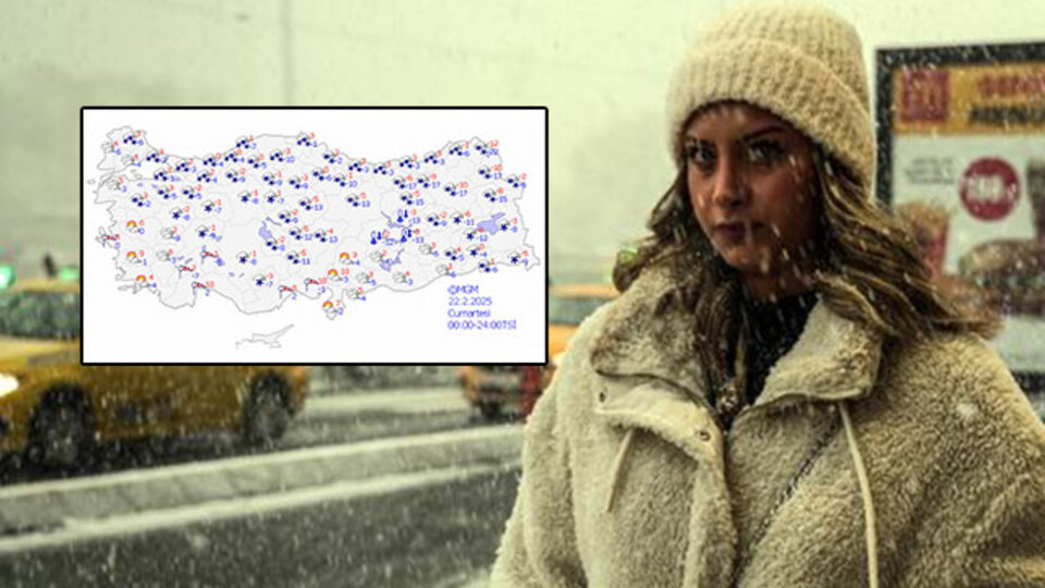 Meteoroloji'den kritik uyarı! 14 kent için kar alarmı! Bembeyaz cumartesi!