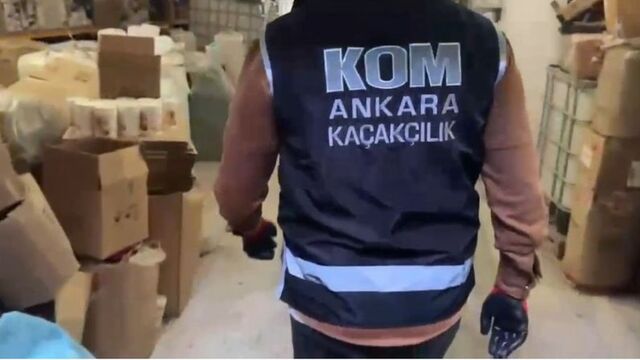 Ankara merkezli 7 ilde 56 sahte içki operasyonu