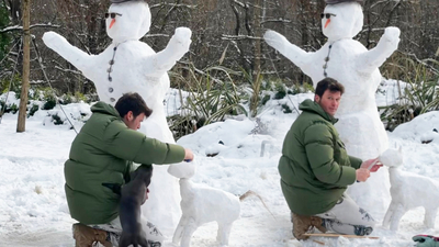 "Dünyanın en güzel kardan adamı"