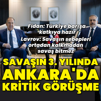 Lavrov Ankara'da