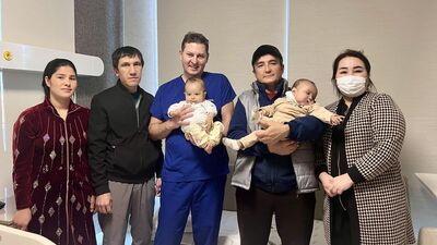 Özbekistan'dan gelen bebekler karaciğer nakliyle hayata tutundu