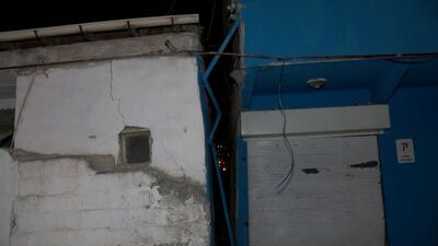 İnşaatın ardından mahallede toprak kaydı