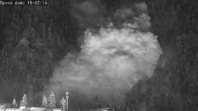 Ayder Yaylası'nda çığ düştü