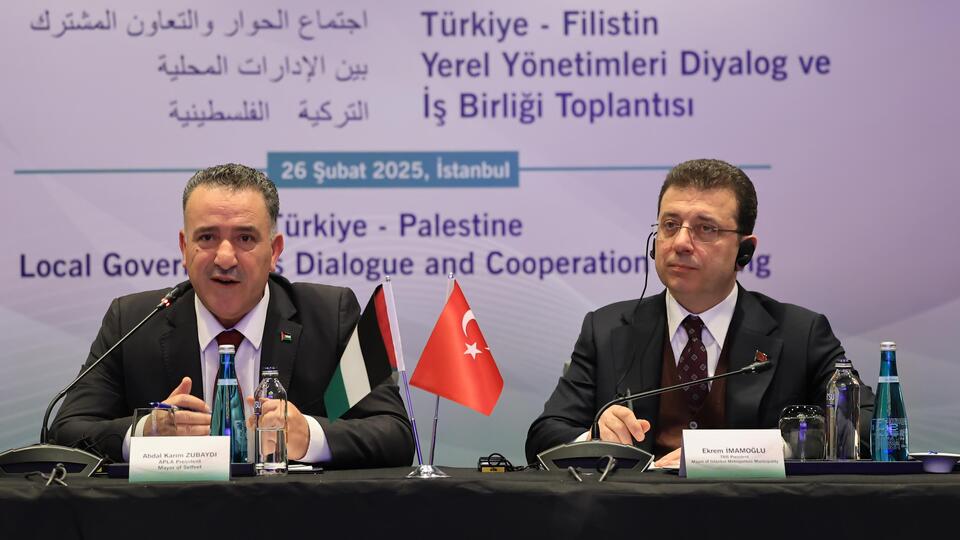 TBB ve Filistin yerel yönetimleri arasında işbirliği