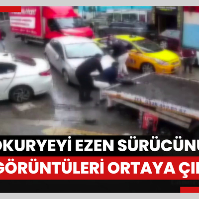 Pendik’te otomobille motokuryeyi ezen sürücünün yeni görüntüleri ortaya çıktı